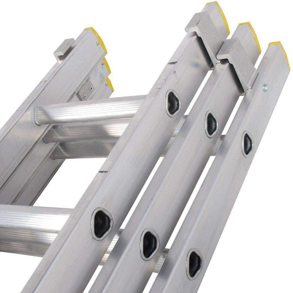 Triple extension ladder Loops 33 Rung Aluminium TRIPLE Section
