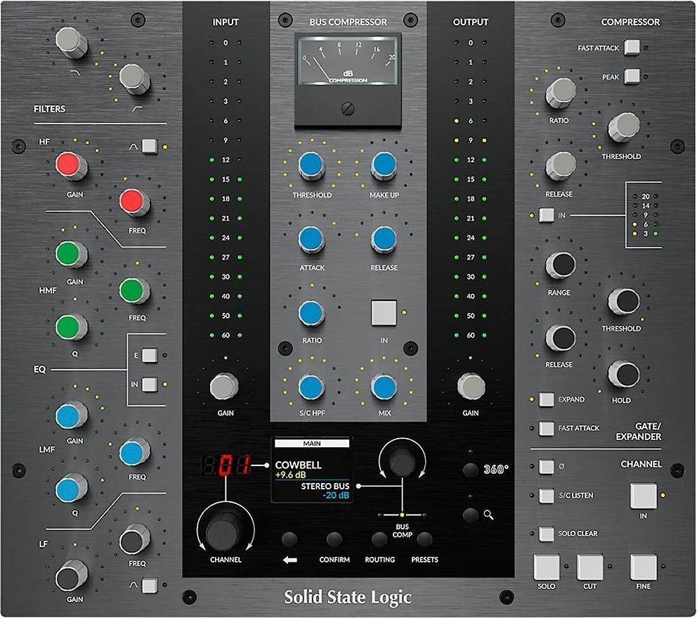 Surface studio Solid State Logic UC1 Advanced Plug-in Controller