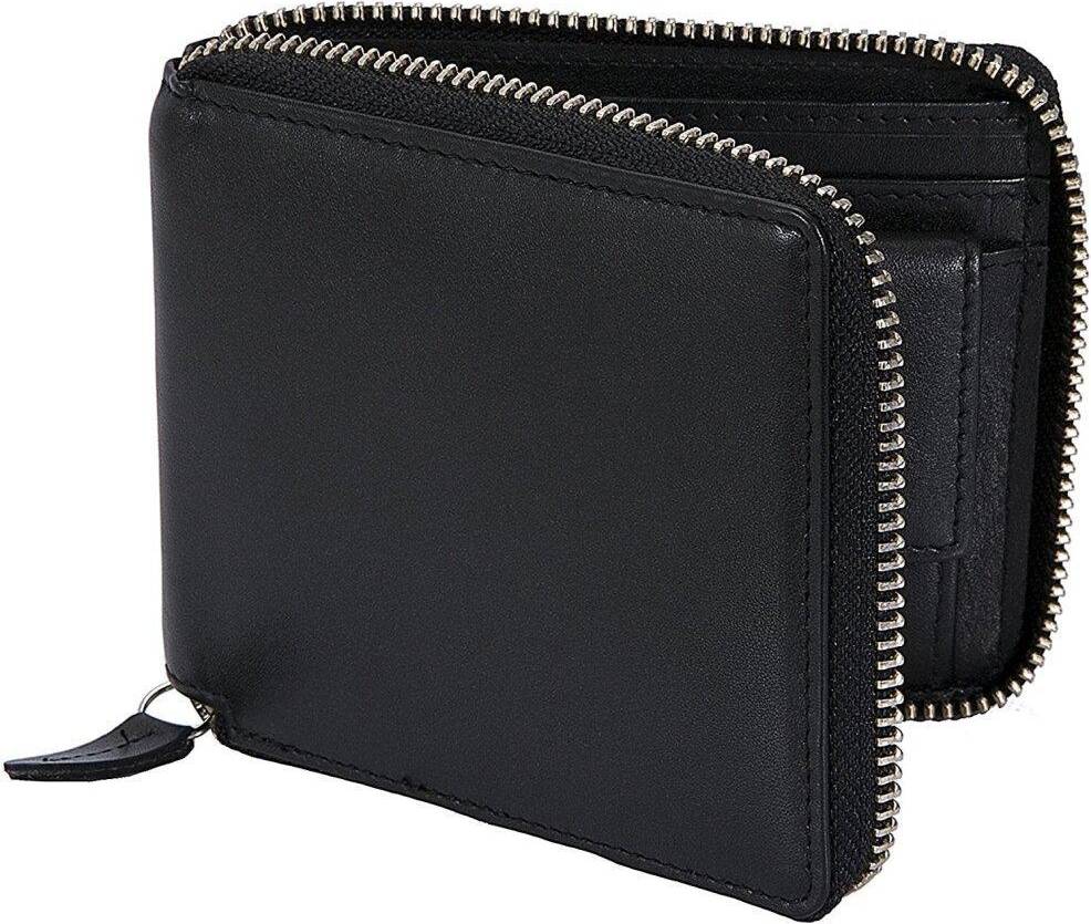 Dents Smooth Nappa Leather Zip Round Wallet With Rfid Blocking Protection