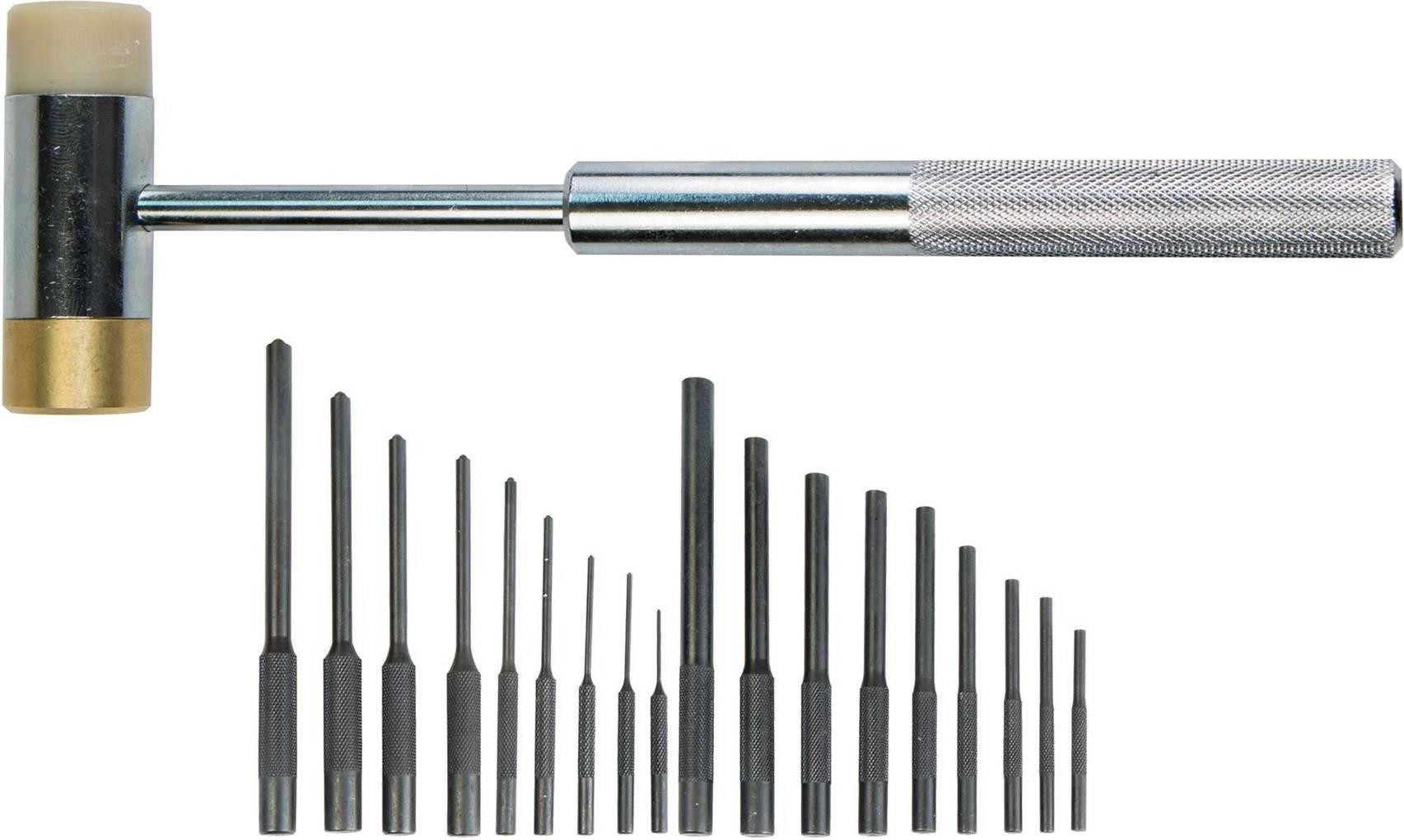 Wheeler Engineering Master Roll Pin Punch Set