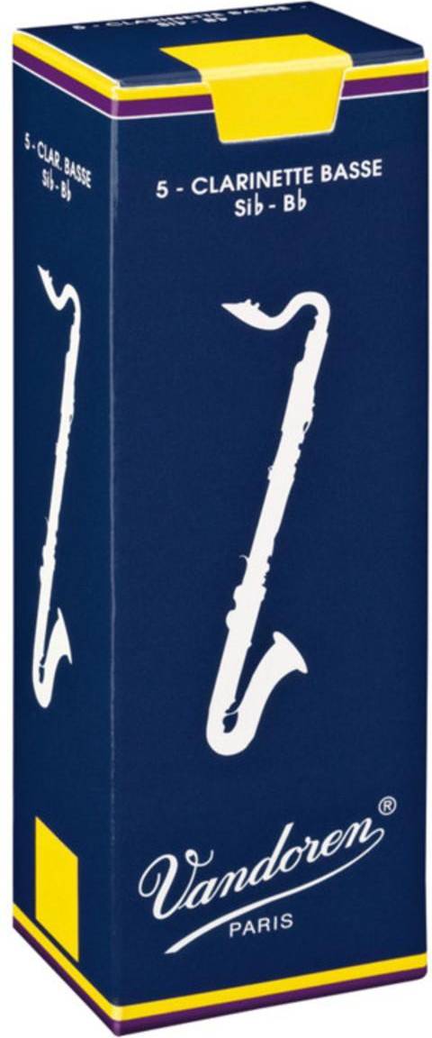 Traditional Bass Clarinet Reeds 5 Pack