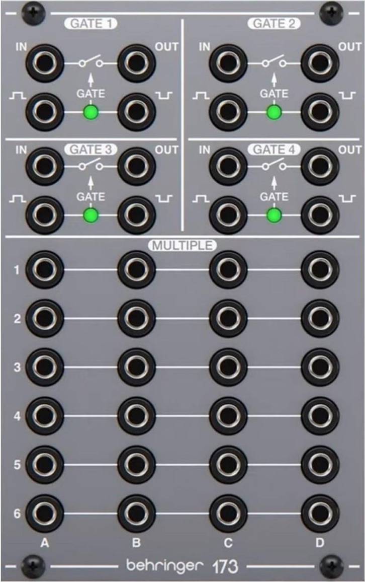 Behringer 173 Quad Gate Modul
