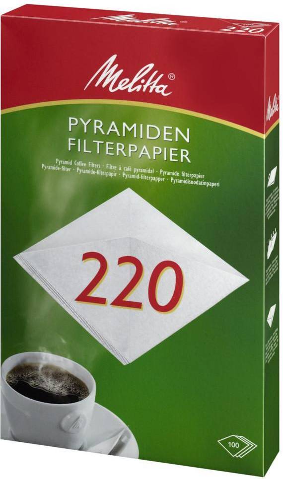 Melitta Pyramidfilter Blekt Filterpapper