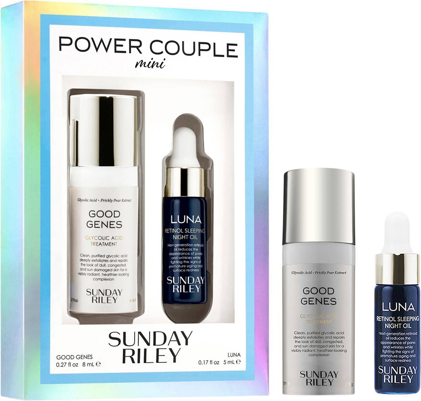 Sunday Riley Power Couple Good Genes & Luna Mini Kit