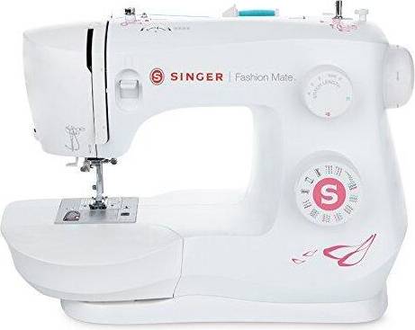 Singer Fashion Mate 3333 Free-Arm Sewing Machine including 23Built-In Stitches Fully Built-in 4-step Buttonhole, Automatic Needle Threader, LED Light