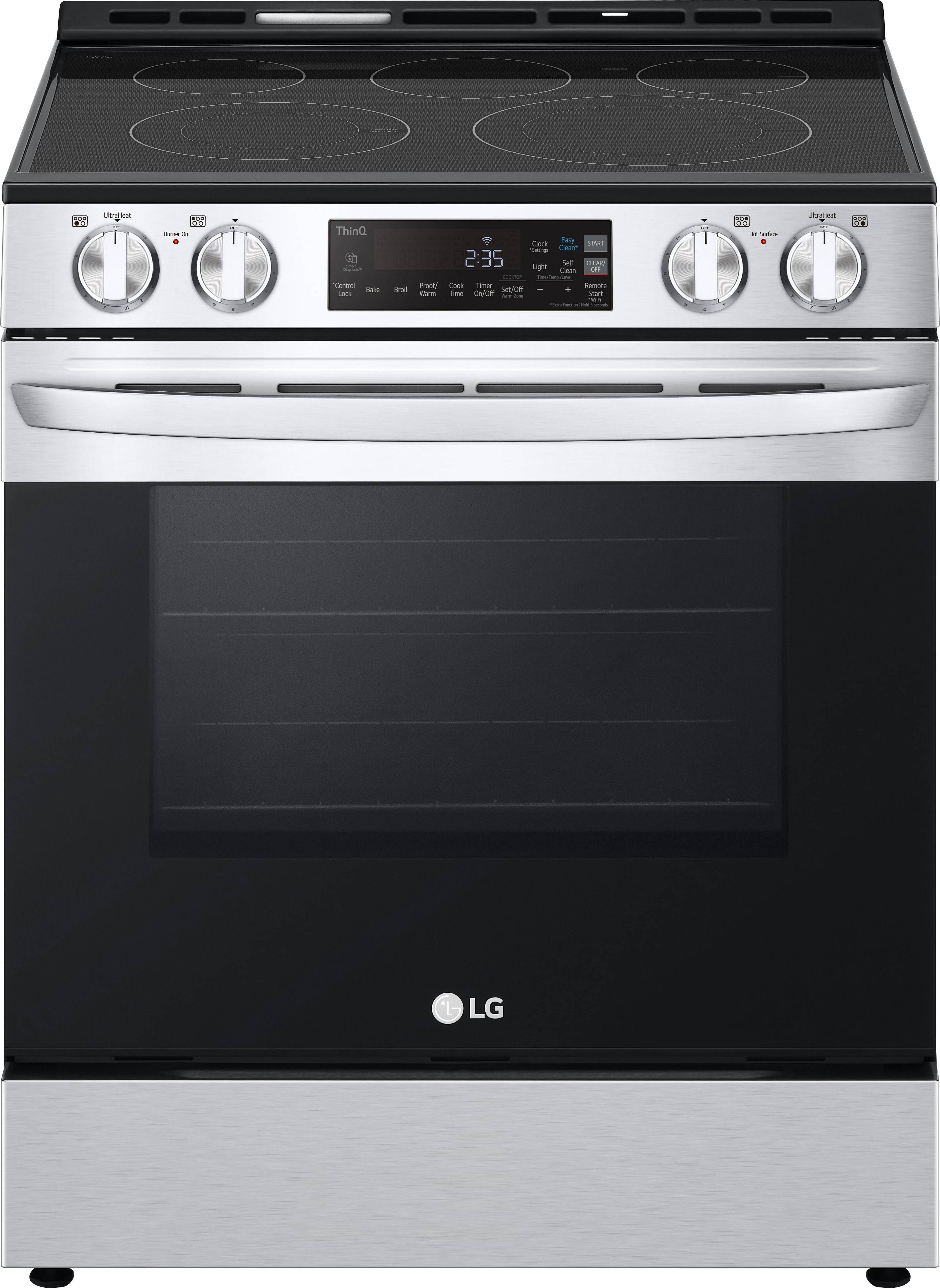 Stainless gas range stove LG Slide-In Gas Range - Stainless Steel