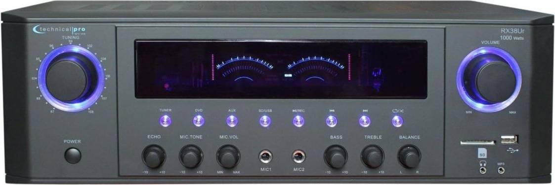 Stereo receiver Gemini Technical Pro RX38UR Professional Stereo Receiver