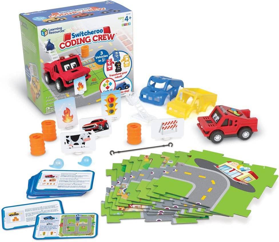 Learning Resources Switcheroo Coding Crew Utbildning Leksak 46-Bit Lekset