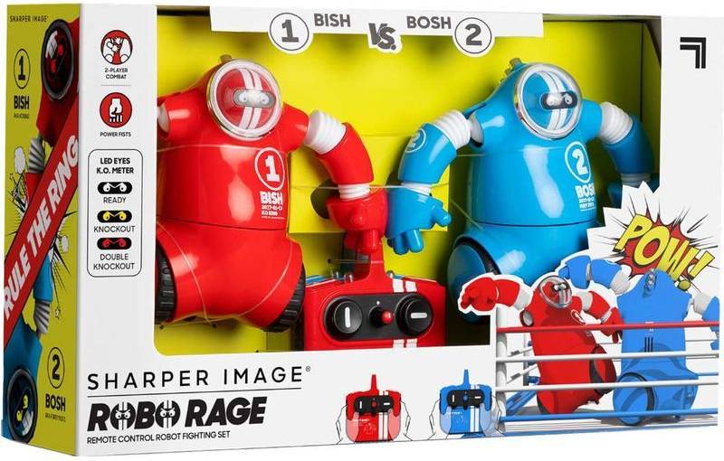 Sharper Image Robo Rage Remote Control Robot Fighting Set