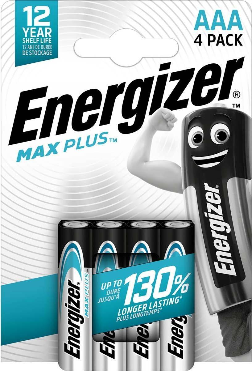 Energizer AAA Max Plus Compatible 4-pack Silver