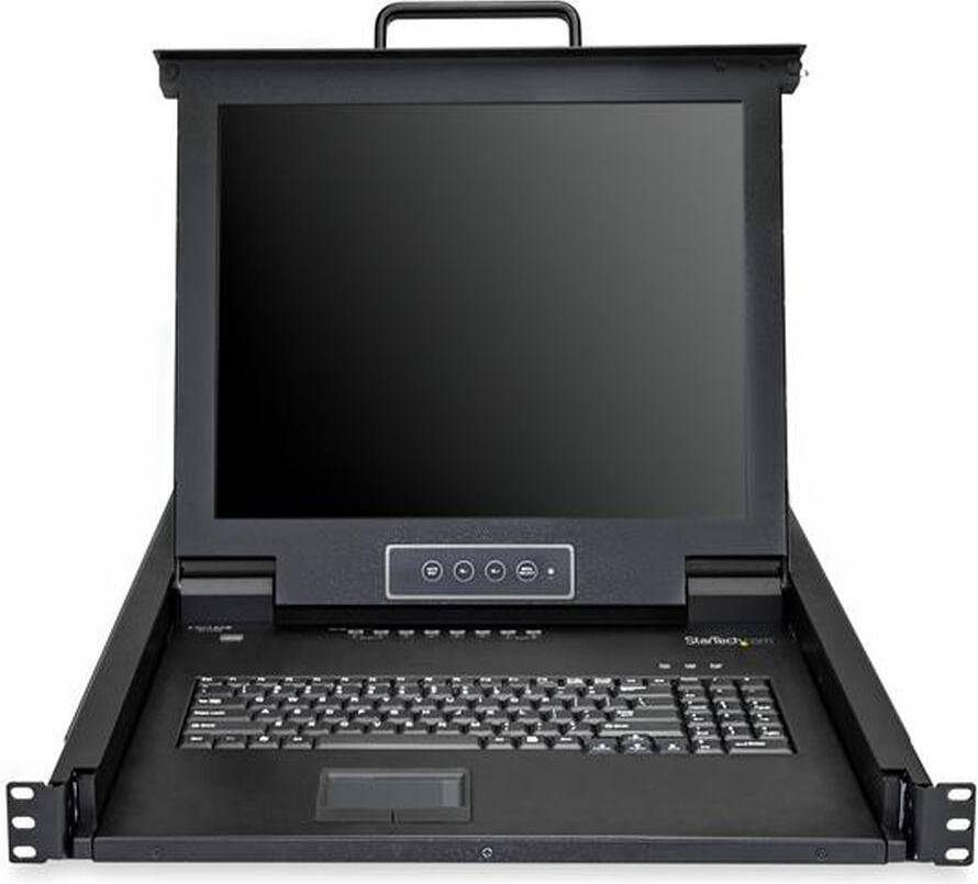 StarTech StarTech.com RKCONS1708K 8 Port Rackmount KVM Console 17 Inch Display 1U VGA KVM Console