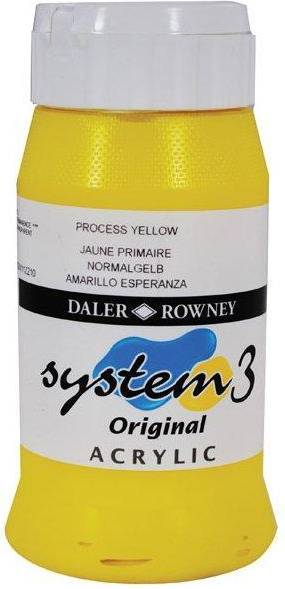 Daler Rowney System 3 500ml Process Yellow 675
