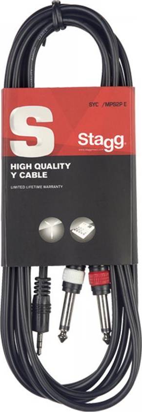 Stagg SYC2/MPS2P E 2 Mini Splitter Cable