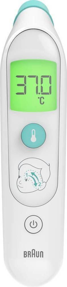 Braun BST200WE Fever thermometer Incl. LED light