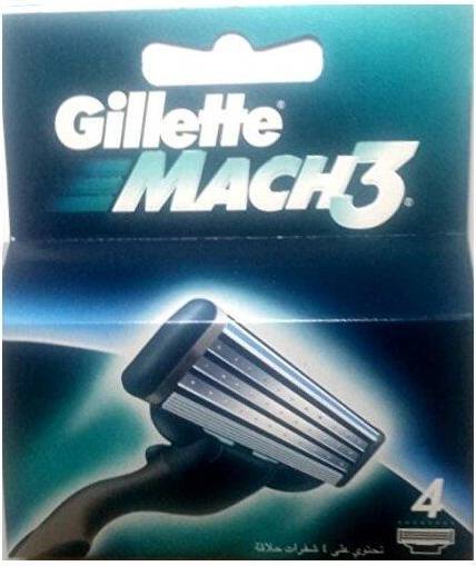 Gillette mach 3 Gillette Mach 3 Razor Refill Cartridges 4 Count