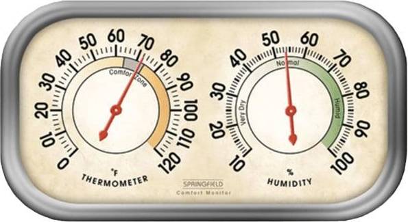 Springfield Colortrack Hygrometer & Thermometer