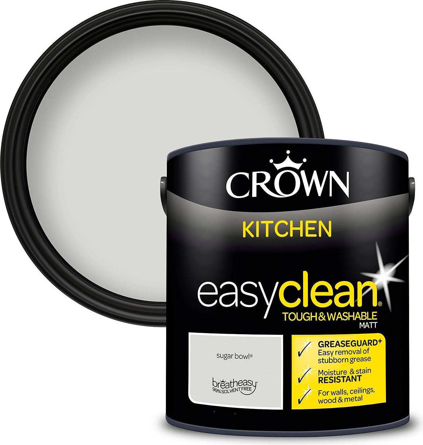 Crown Easyclean®Greaseguard+ Kitchen Multi Surface Paint Sugar Bowl®