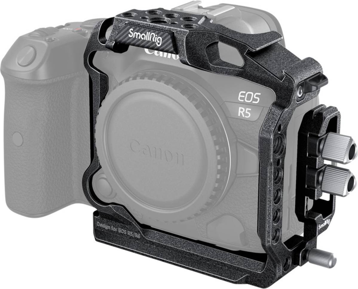 Canon eos r5 Smallrig Black Mamba Half Camera Cage for Canon EOS R5/R6/R5 C #3656