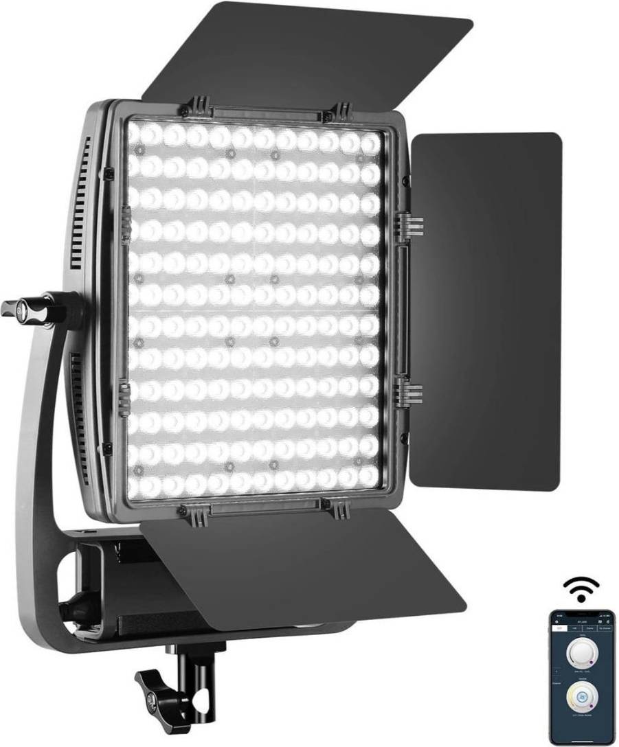 GVM LT-50S Bi-Color Dimmable LED Video Light Panel