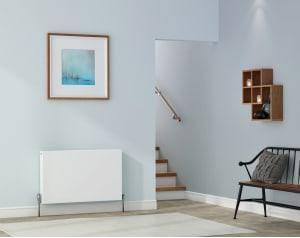 Henrad Plan Single Convector Designer Radiator - White 600 2000