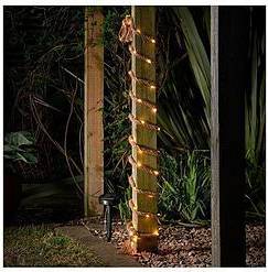 GardenWize Set Of 2 35Led 4M Solar Rope String Light