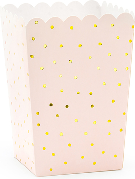 Guld bestik PartyDeco Popcorn Bægre Rosa