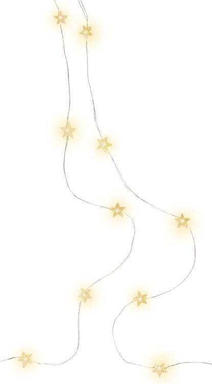 Goobay LED STARS m/timer Lyskæde