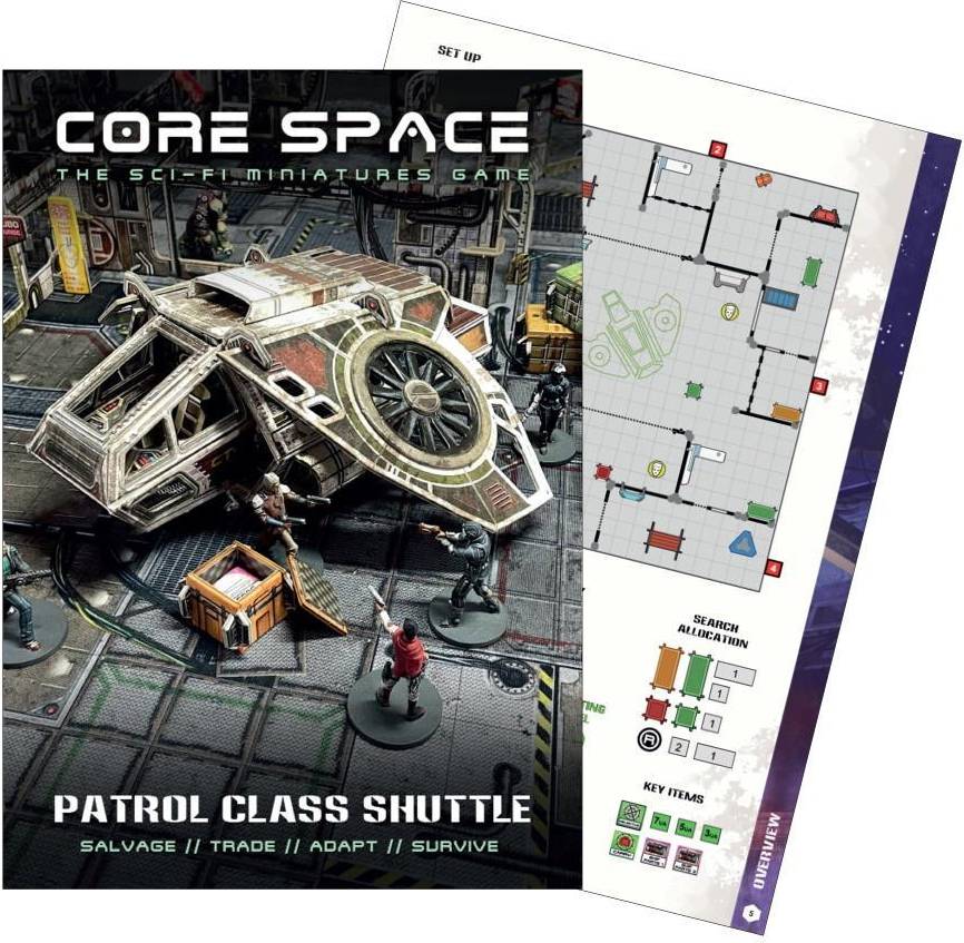 Core Battle Systems Core Space Patrol Class Shuttle