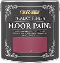 Rust-Oleum Chalky Floor Paint Raspberry Ripple Floor Paint 2.5L