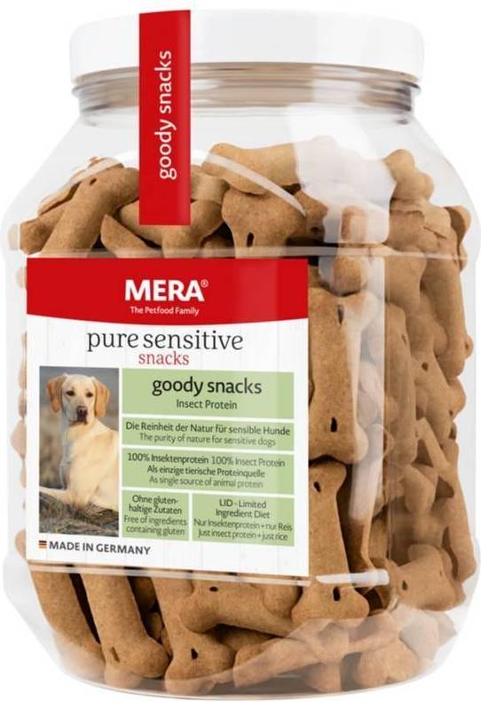Pure Sensitive Goody Snacks Insekter & Ris Green 600