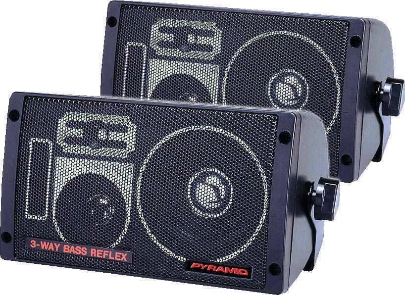Pyramid 300 Watt 3-Way Mini Box Speaker System
