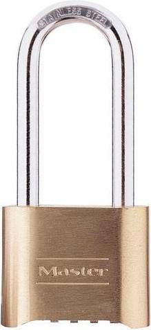 Master combination lock Master Lock Lock No. 175LHSS Bottom Resettable Combination