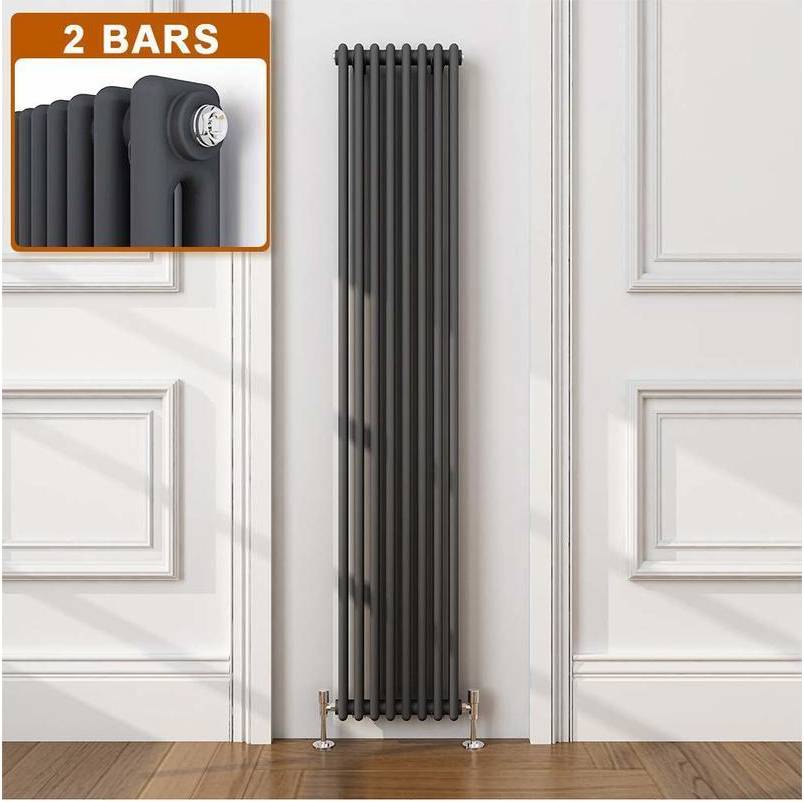 Elegant Traditional Radiator - Grey