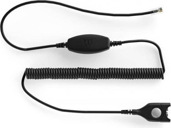 Sennheiser Bottom Cable EasyDisconnect to Modular Plug Coiled Cable Code 01