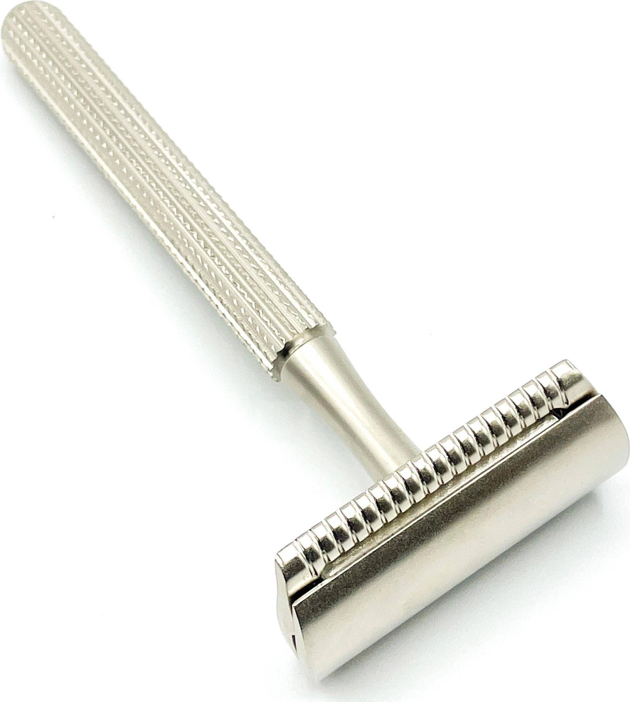 42M Black & Chrome Mach 3 Compatible Handle Razor