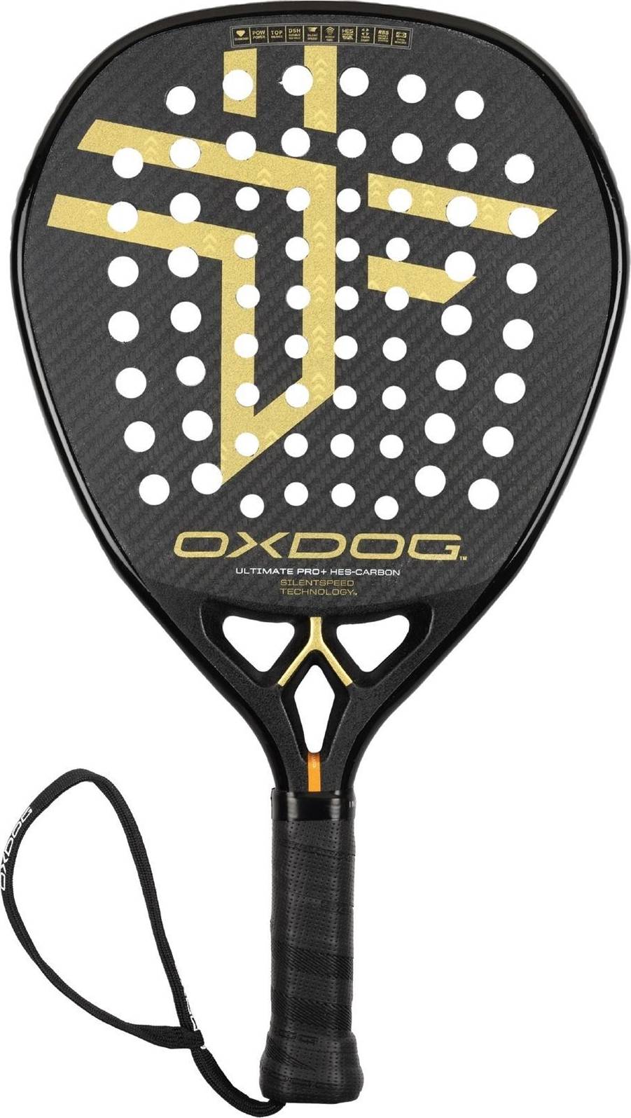 Ultimate Pro+ Classic Padel Racket Goud Man