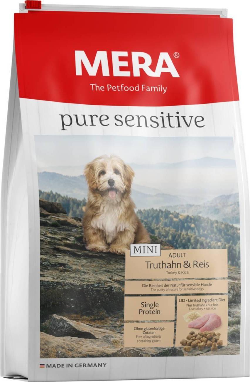 Pure Sensitive Adult Mini Kalkon & Ris Beige 1