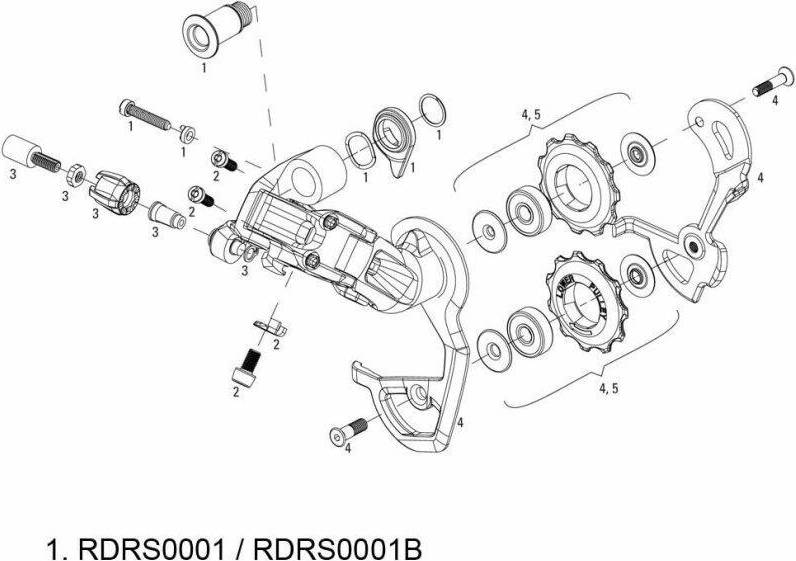 Sram Rear derailleur B-bolt kit