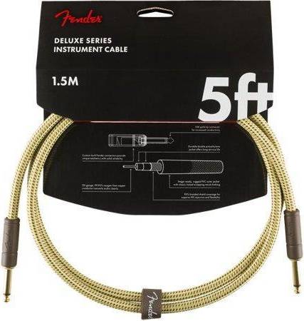Fender Deluxe Series Instrument Cable - 5 ft - STR/STR