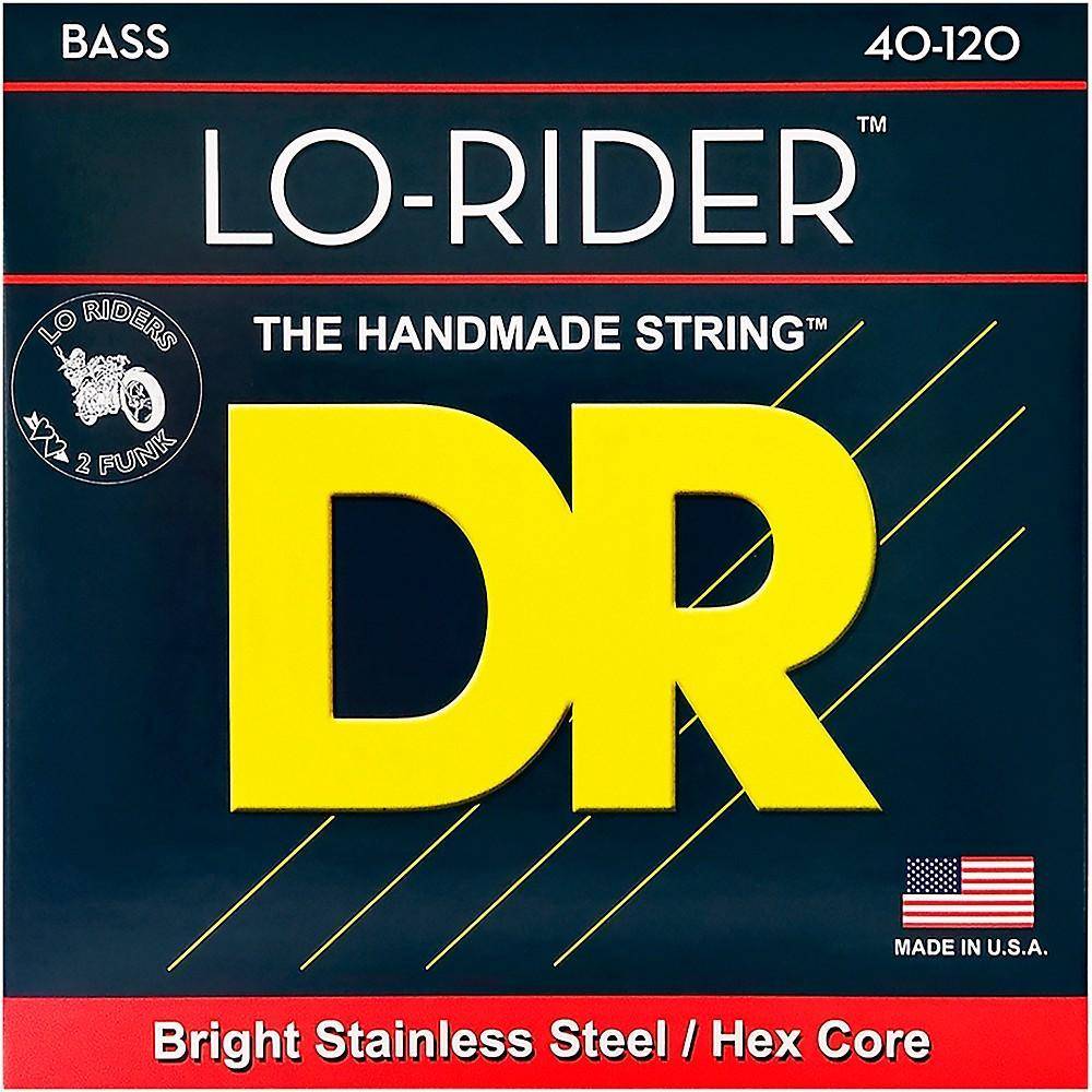 Strings Lo-Rider Stainless Steel Hex Core 5 String Bass 40-120