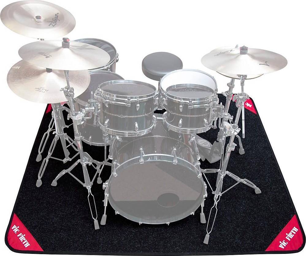 Vic Firth RUG1 Deluxe Non-Slip Drum Rug Including Carry Bag