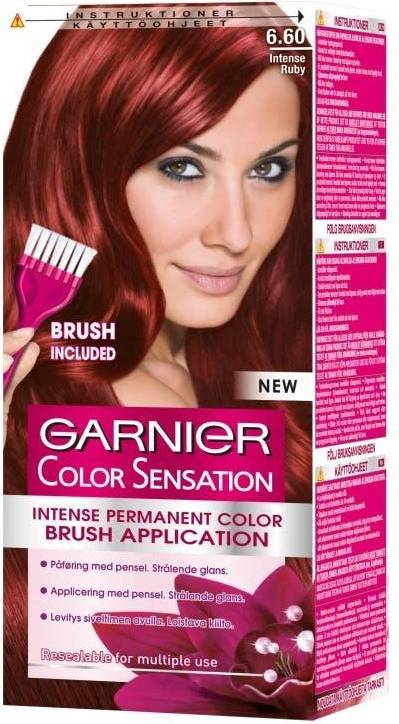 Garnier Color Sensation Intense Permanent Color - 6.60 Intense Ruby