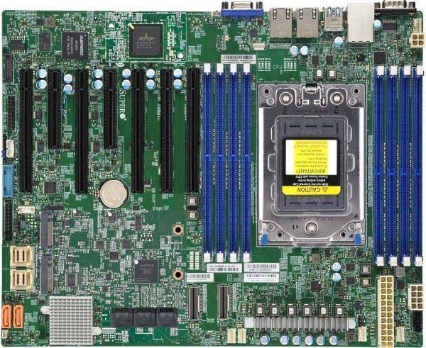 SuperMicro H12SSL-i Moderkort AMD SP3 Socket DDR4 RAM ATX