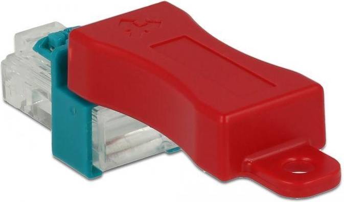 DeLock RJ45 Secure Clip with plug set 86425