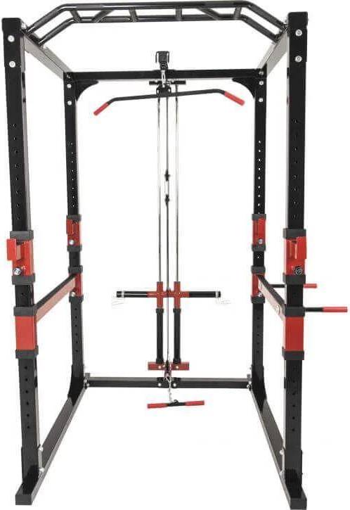 Power rack Gorilla Sports Power Rack Cage Ink kabelstation