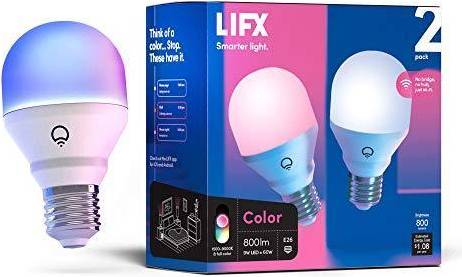 Multi-Color Smart WiFi LED Lamps 9W E26