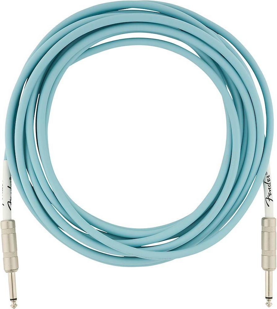 Fender Original 5.5M Rak Instrumentkabel Surf Green