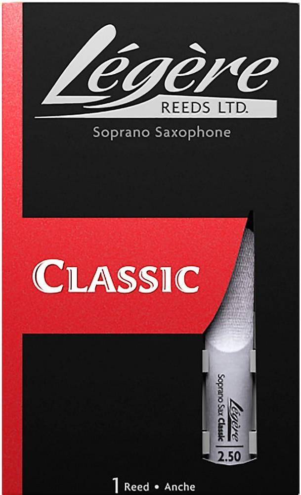Legere Reeds Soprano Saxophone Reeds Strength 2.5