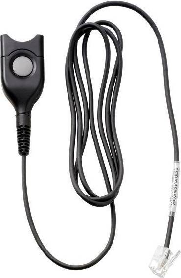 CSTD 01-1 Standard headset connection cable 100cm with EasyDisconnect to ModularPlug RJ9