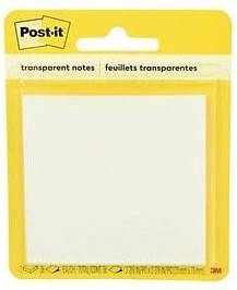 Post-it Transparent Notes, 2-7/8